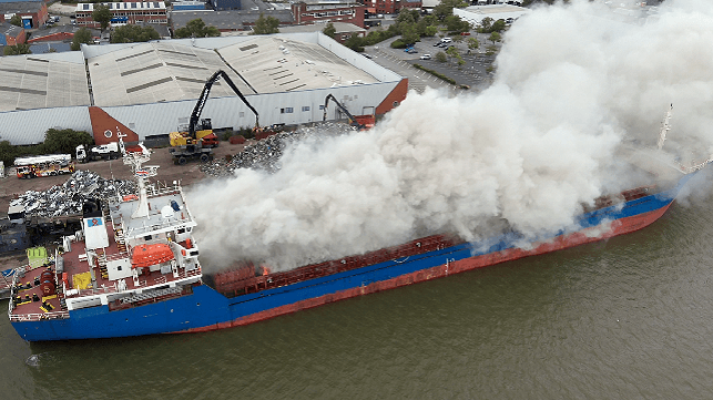 MAIB - scrap metal fire