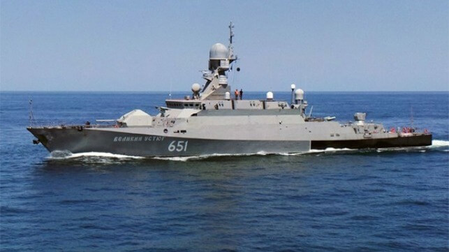 Russian missile corvette