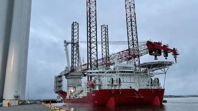 US wind turbine installation vessel Charybris
