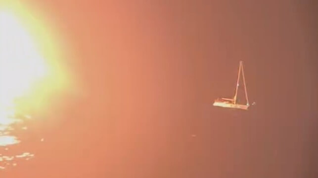 Alleged flash-bang grenade detonation (Global Sumud Flotilla)