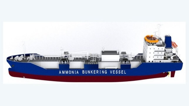 ammonia bunker vessel