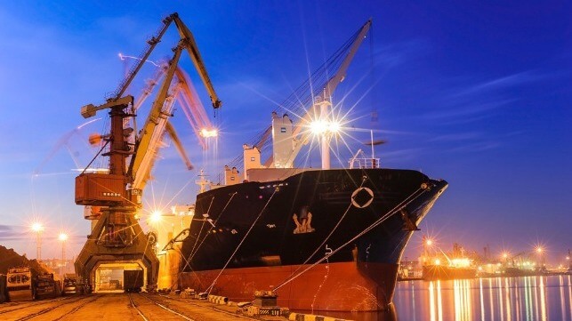 vessel in port
