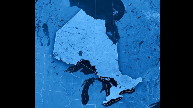 Ontario, Hudson Bay (top) and James Bay, extending south from Hudson Bay (iStock / Frank Ramspott)
