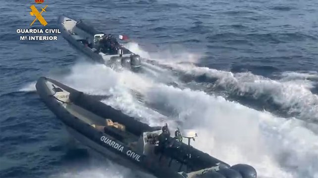 police speedboats