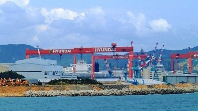 Hyundai South Korea shipyard