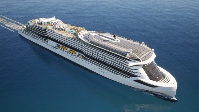 battery electric cruise ship concept