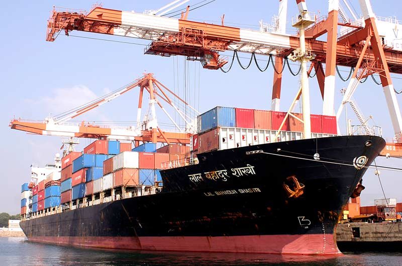 Indian flag containership