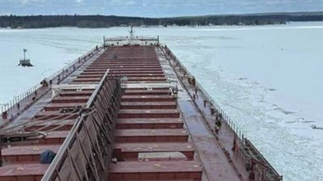 ice on the Great Lakes